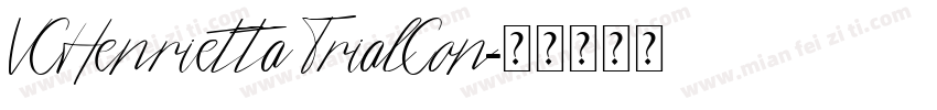 VCHenrietta TrialCon字体转换